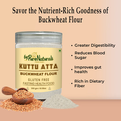 byPureNaturals Kuttu Vrat Atta (Buckwheat Flour) - Dista