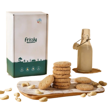 Frissly Organics Wheat Cashew Cookies - Dista