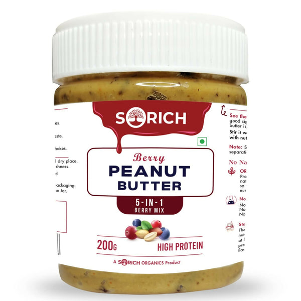Sorich Organics All Natural Berry Creamy Peanut Buttery - Distacart