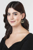 NVR Women Lotus Shaped Gold Plated Earrings - Distacart