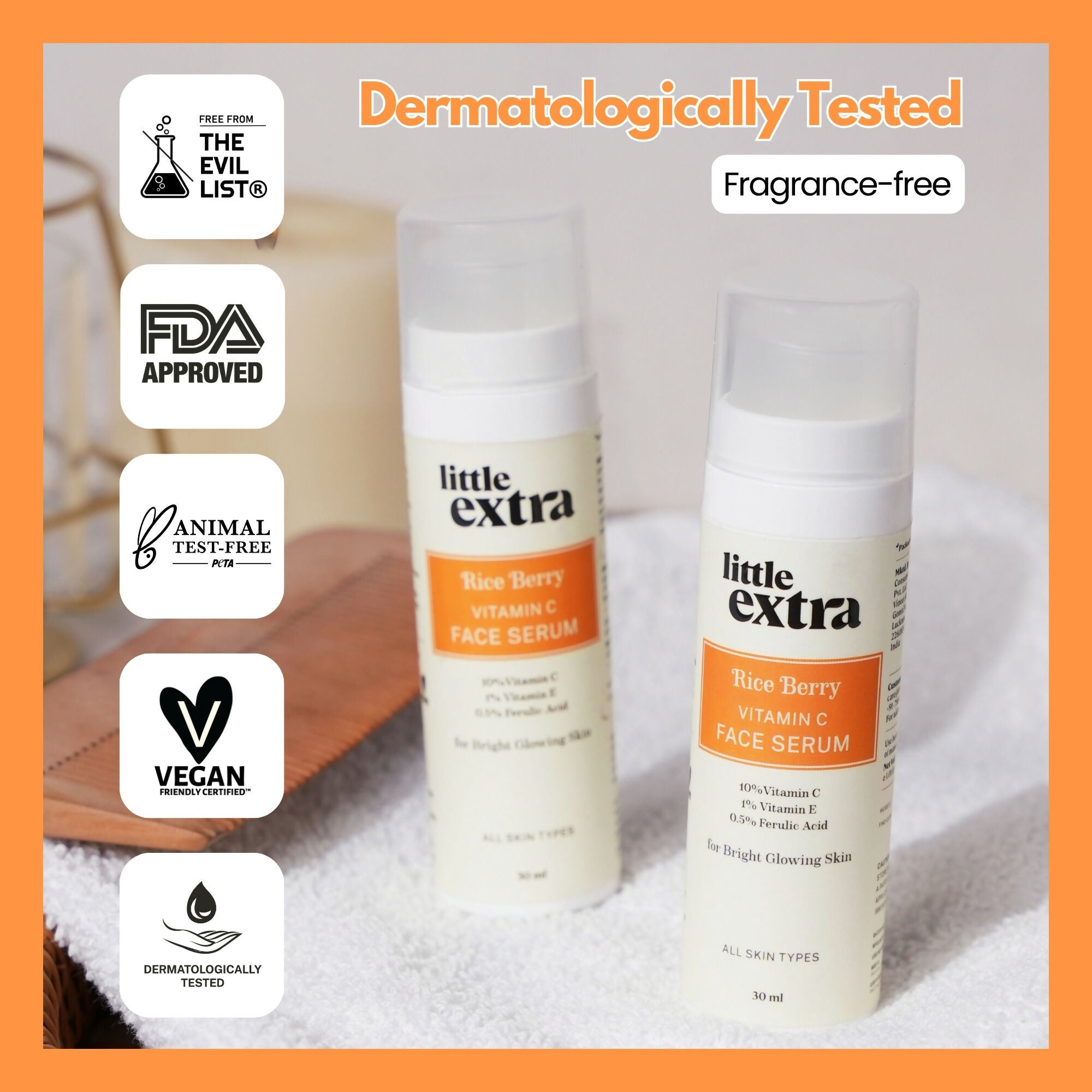 Little Extra Rice Berry 10% Vitamin C Face Serum - Distacart