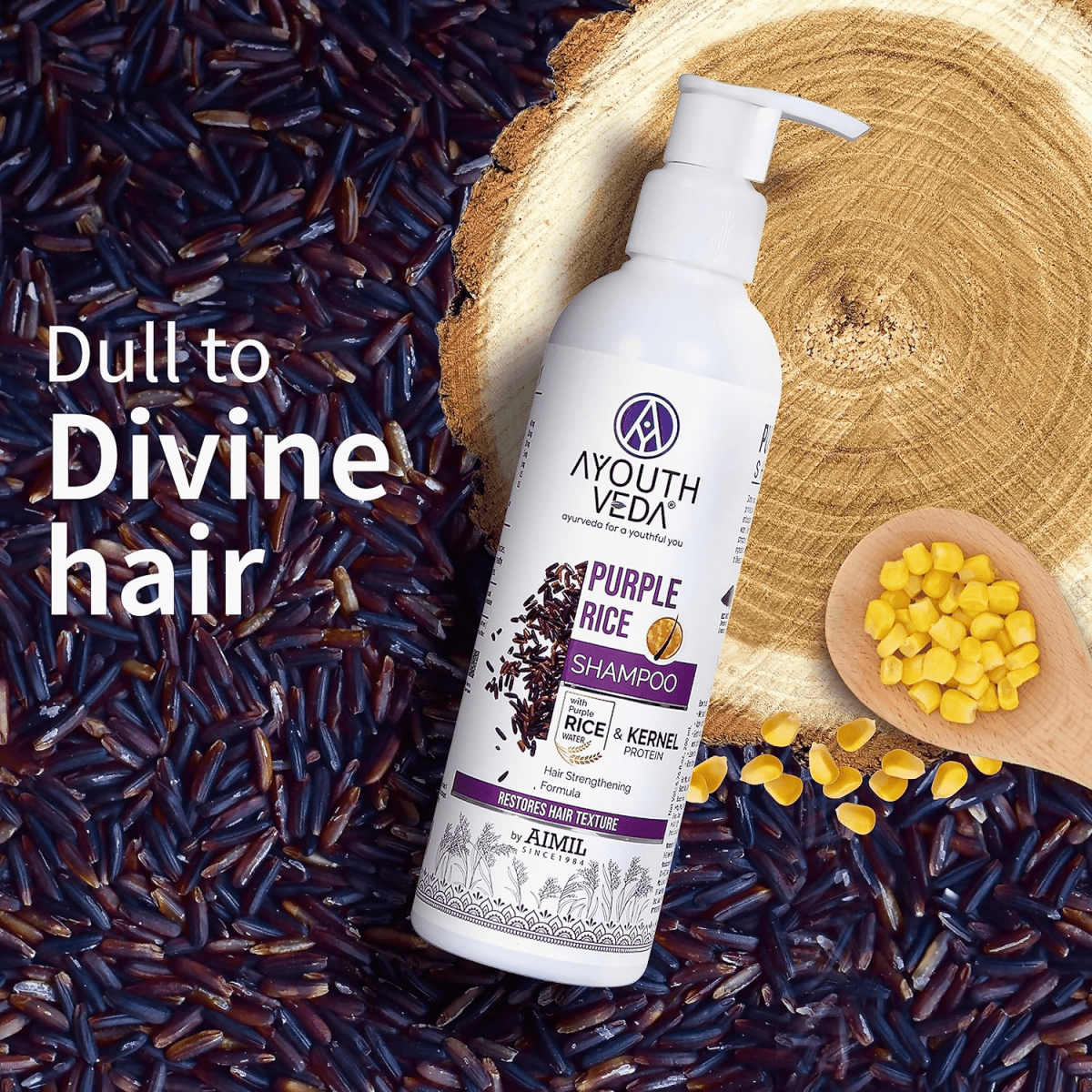 Ayouthveda Purple Rice Shampoo - Distacart