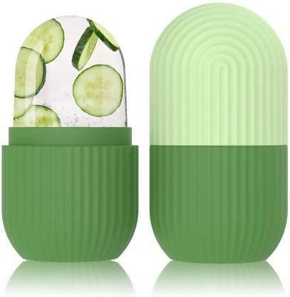 Episkey Ice Roller For Face Eyes and Neck To Brighten Skin & Enhance Your Natural Glow & De-Puff The Eye Area (Reusable) - Fev Green - Distacart