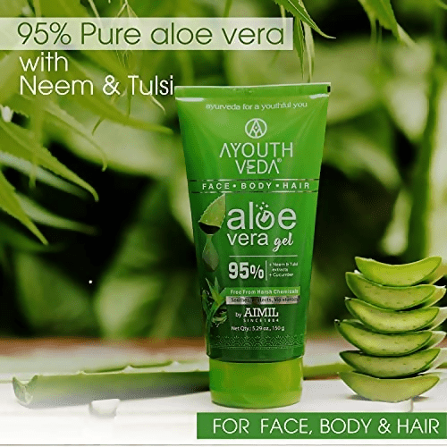Ayouthveda Aloe Vera Face Gel - Distacart