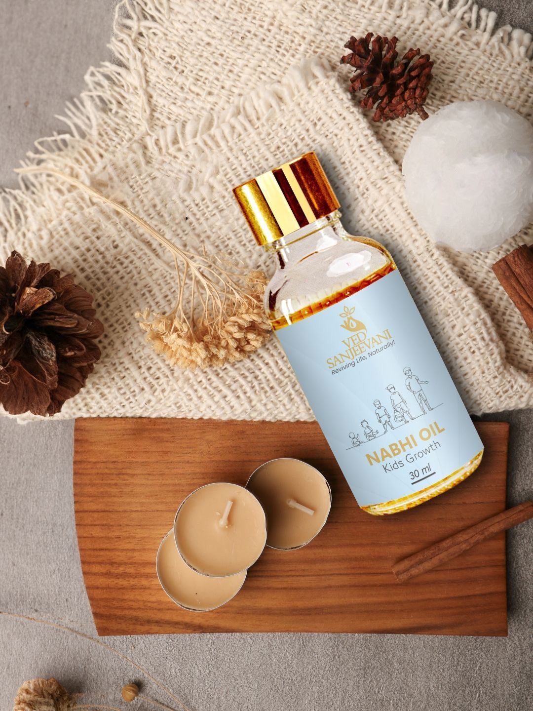 Ved Sanjeevani Kids Nabhi Oil - Dista