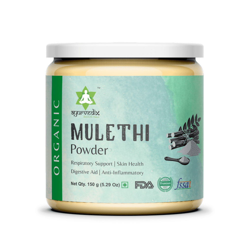 Ayurvedix Organic Mulethi Powder - Distacart