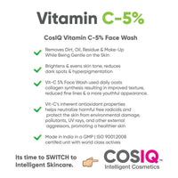 Thumbnail for Cos-IQ Vitamin C-5% Brightening and Glow Face Wash - Distacart