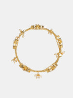 Thumbnail for Ruby Raang 22k Gold Polished Kundan Bracelet