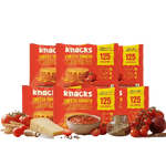 Thumbnail for Knacks Coin Khakhra Crisps - Cheesy Tomato Flavour - Dista