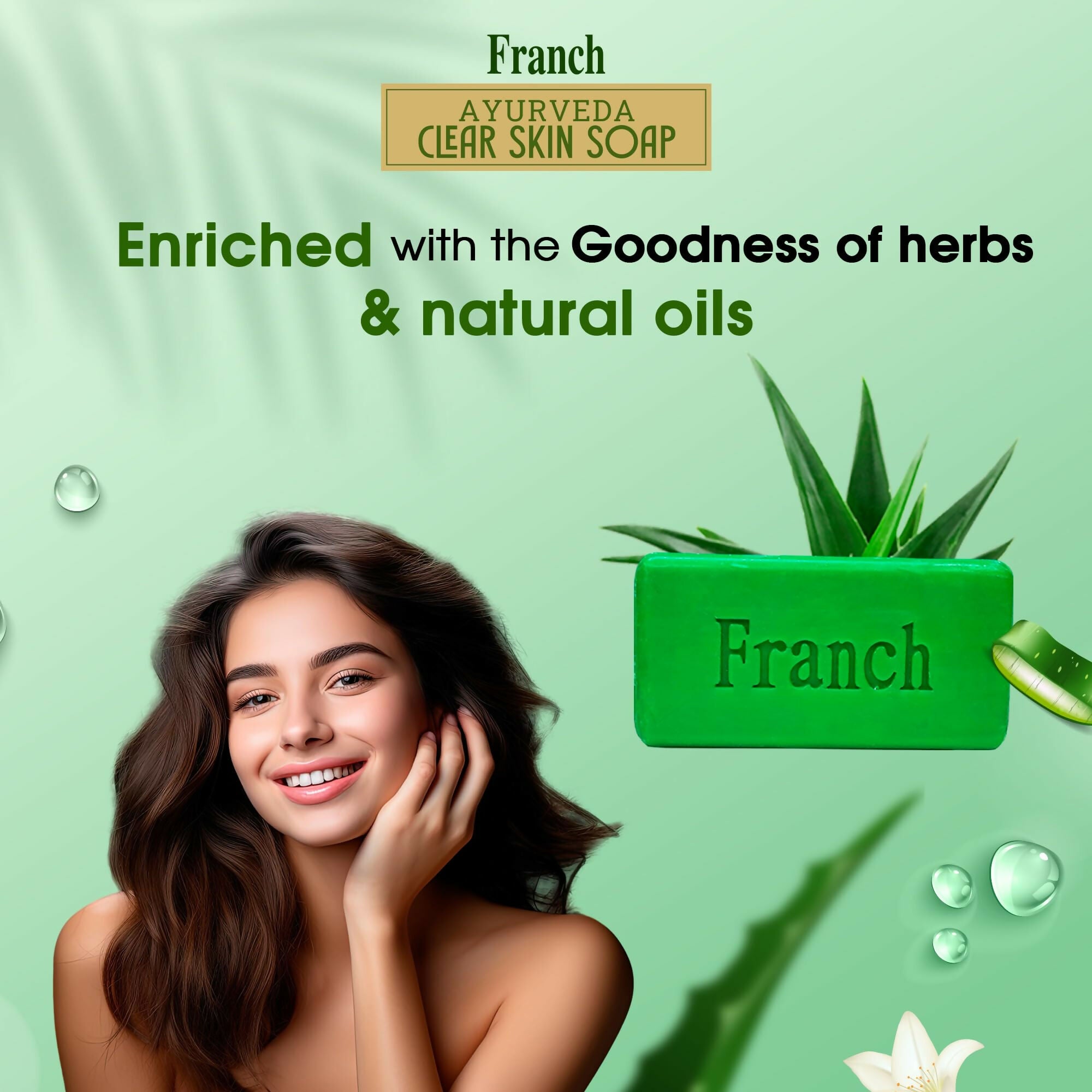 Franch Ayurveda Clear Skin Soap