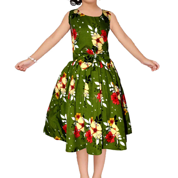 Asmaani Kids Party Wear Stylish Dresses, Perfect for Parties, Functions & Vacations - Green - Distacart
