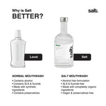 Thumbnail for Salt. Oral Care Balance Mouthwash Natural Alkaline Probiotic Mouthwash with Basil Mint - Distacart