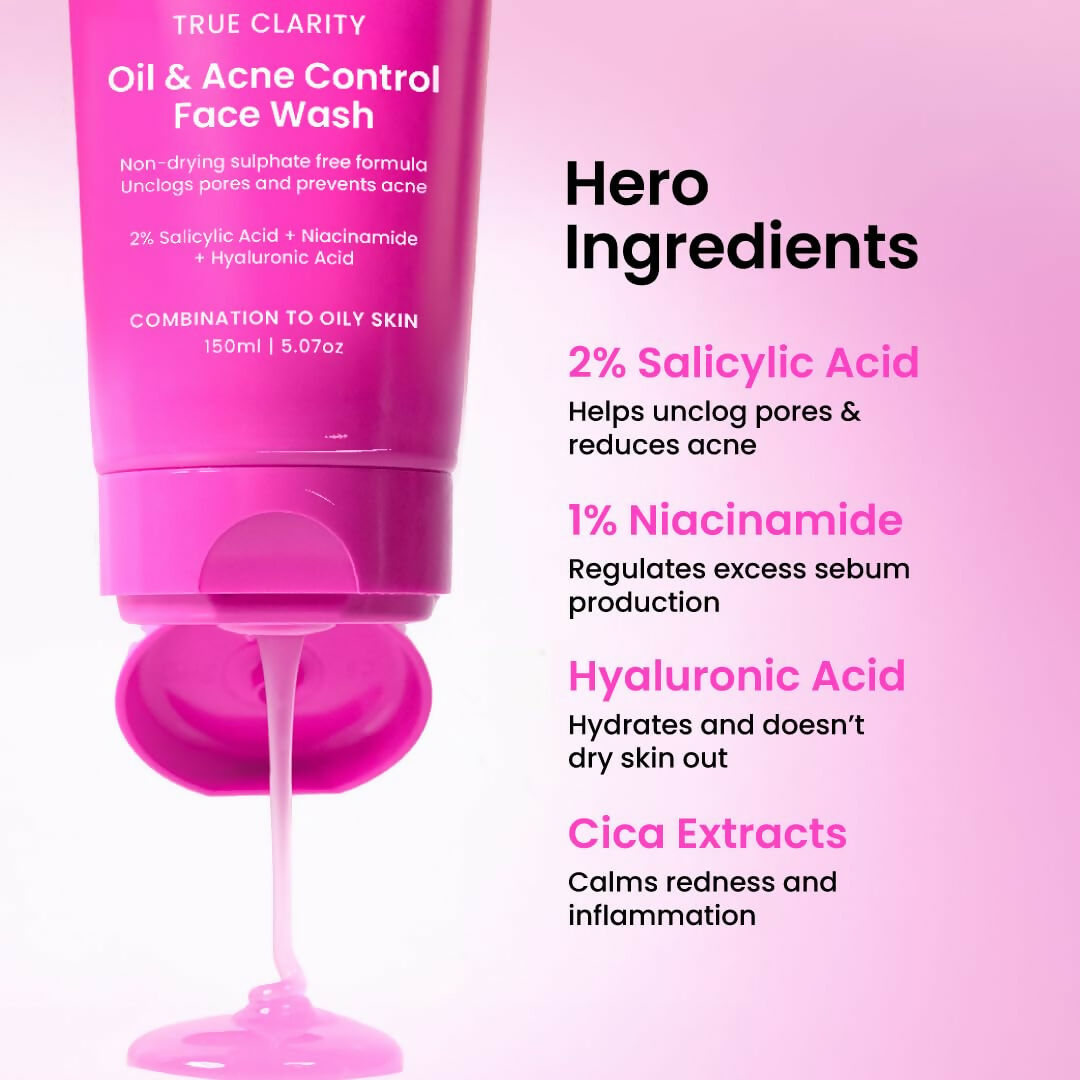 Foxtale Oil & Acne Control Face Wash - Dista