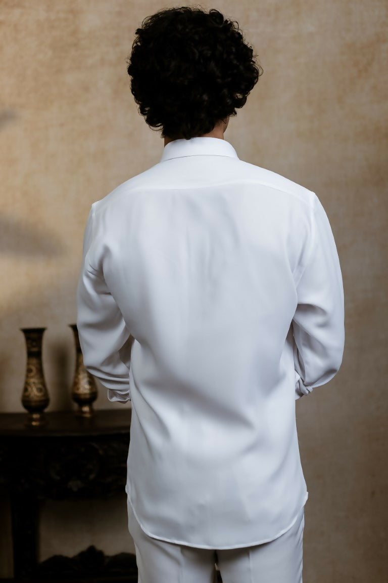 British White Kanaka Murti Shirt By Hilo Design