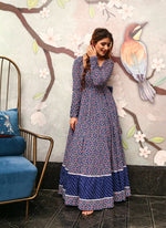 Thumbnail for Aastha Fashion Women's Multicolor Cotton Silk Digital Printed Anarkali Dress - Distacart
