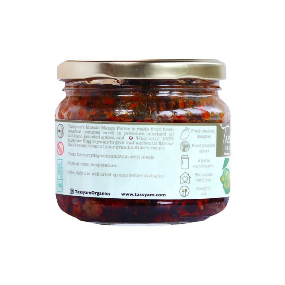 Tassyam Organics Mango Masala Pickle - Distacart