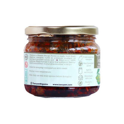 Tassyam Organics Mango Masala Pickle - Distacart