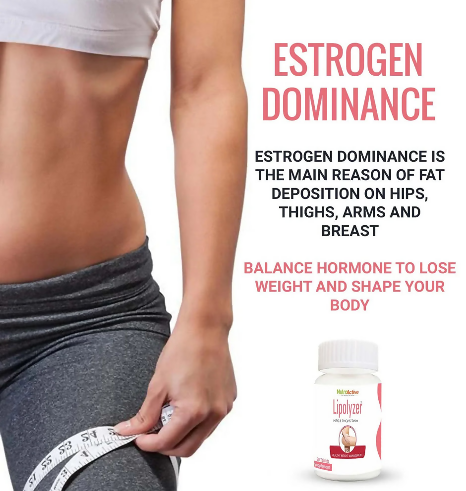 NutroActive Lipolyzer Hips & Thighs Weight Management Tablets