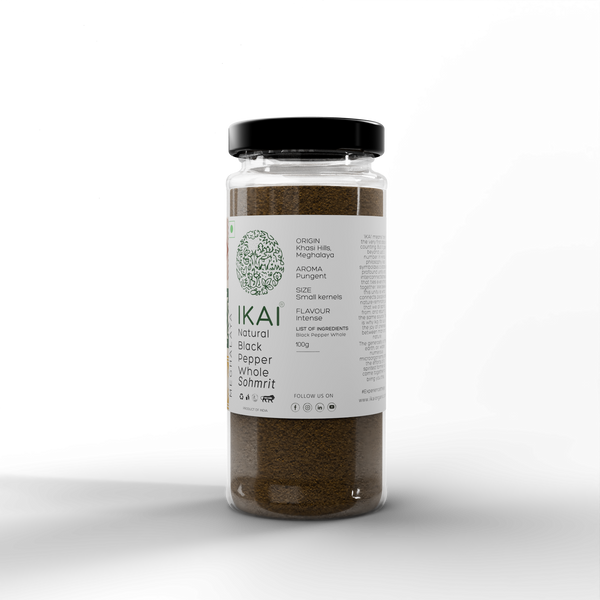 3 - Whole Natural Black Pepper - 100g