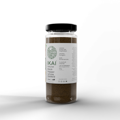 3 - Whole Natural Black Pepper - 100g