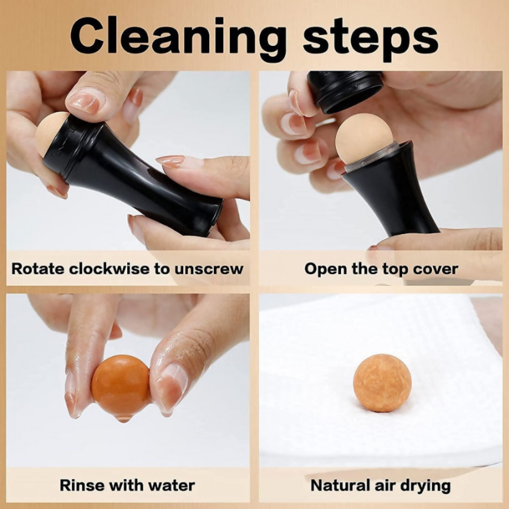 Bronson Professional Oil Absorbing Volcanic Face Roller - Dista