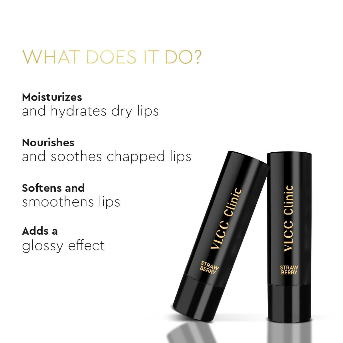 VLCC Clinic Deep Nourishing Lip Balm Strawberry & Rose - Distacart