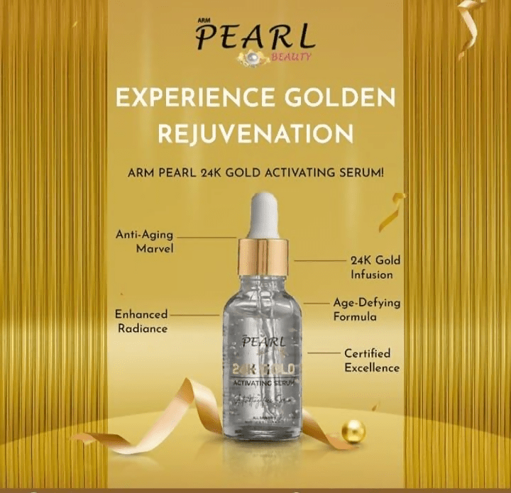 ARM Pearl Beauty 24K Gold Activating Serum - Distacart
