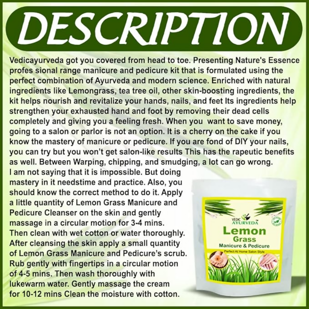 VedicAyurveda Lemon Grass Kit - Dista