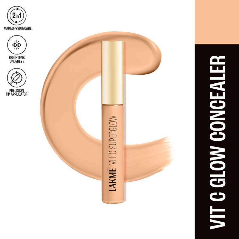Lakme Vitamin C Superglow Concealer with 1 % Vit C - Ivory - Distacart