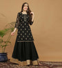 Joban Fashion Black Georgette Lehenga Set - Dista