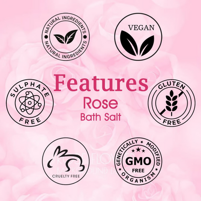 VedicAyurveda Rose Bath Salt - Dista