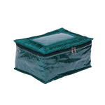 Thumbnail for Asmaani Satin 12 Green Pocket Jewellery Organizer