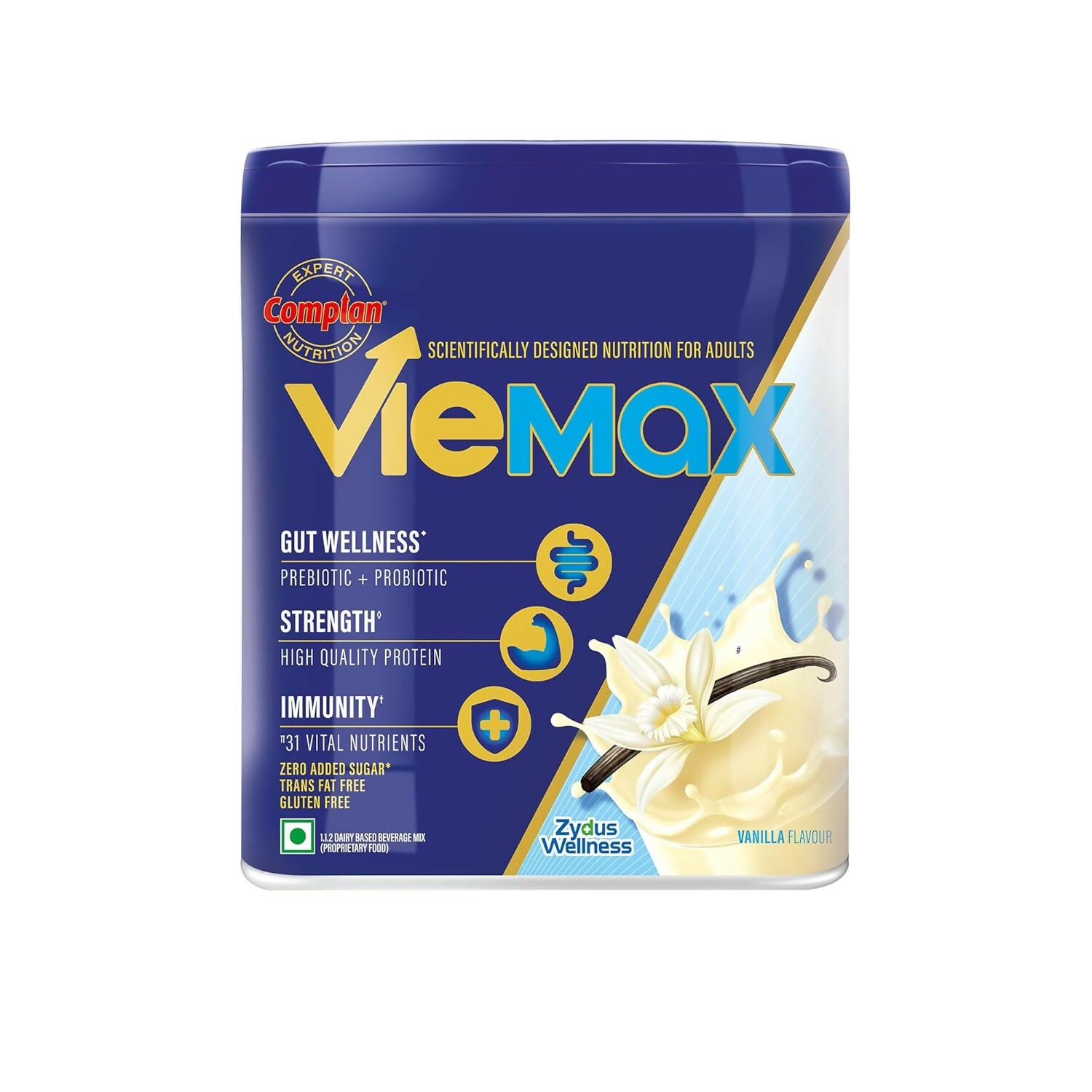 Complan Viemax - Scientifically Designed Nutrition For Adults (Vanilla Flavour) - Distacart