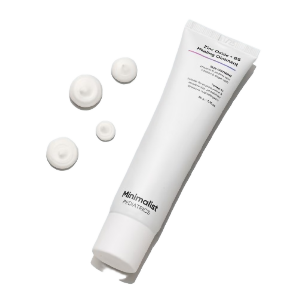Minimalist Baby Rash Cream Zinc Oxide + B5 Healing Ointment For Drool & Diaper Rash - Distacart