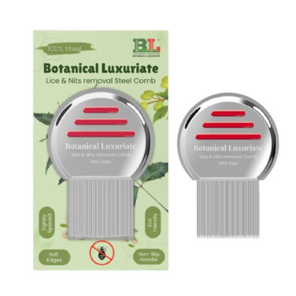 Botanical Luxuriate Lice and Nit's Removal Comb - Red - Dista