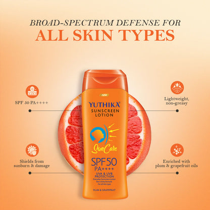 Yuthika Sunscreen Lotion Spf 50 Pa+++ - Distacart