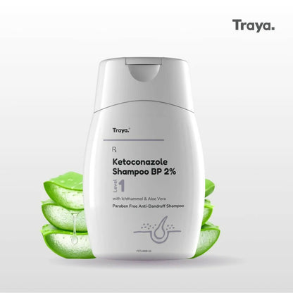 Traya Ketoconazole Shampoo BP 2% with Ichthammol & Aloe Vera - Distacart