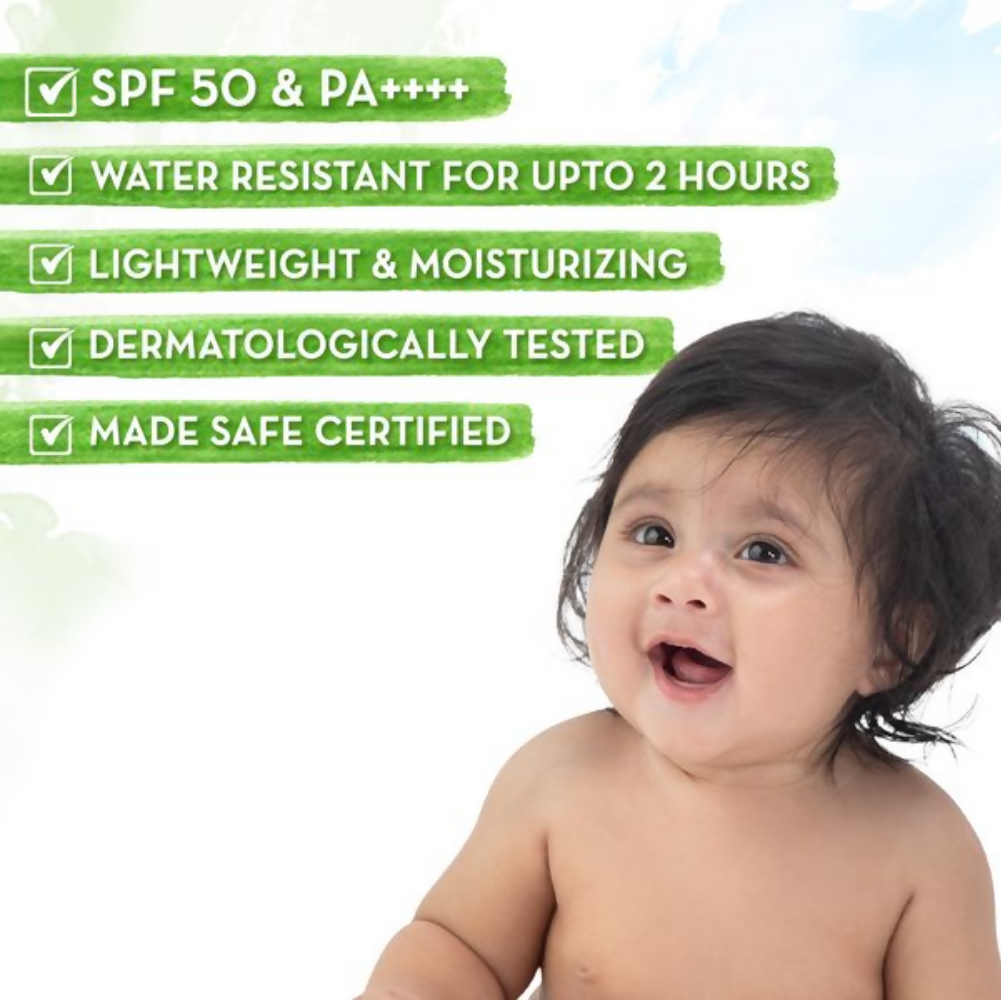 Mamaearth Baby Rich Moisturizing Ultra Light Sunscreen - Distacart