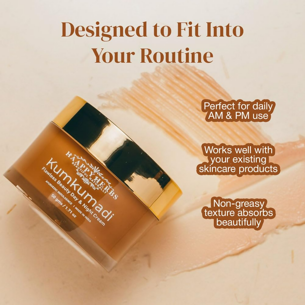 Haappyherbs Kumkumadi Flawless Beauty Day & Night Cream