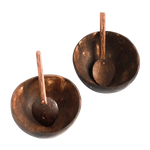 Thumbnail for Thenga Artisan Mini Coconut Shell Bowl with Spoon - Dista