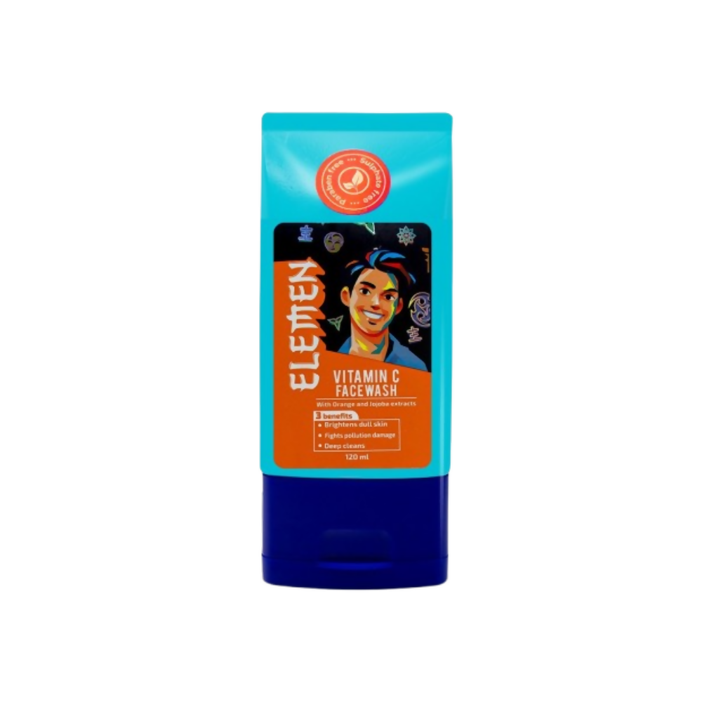 Elemen Vitamin C Face Wash with Jojoba & Orange Extracts - Distacart