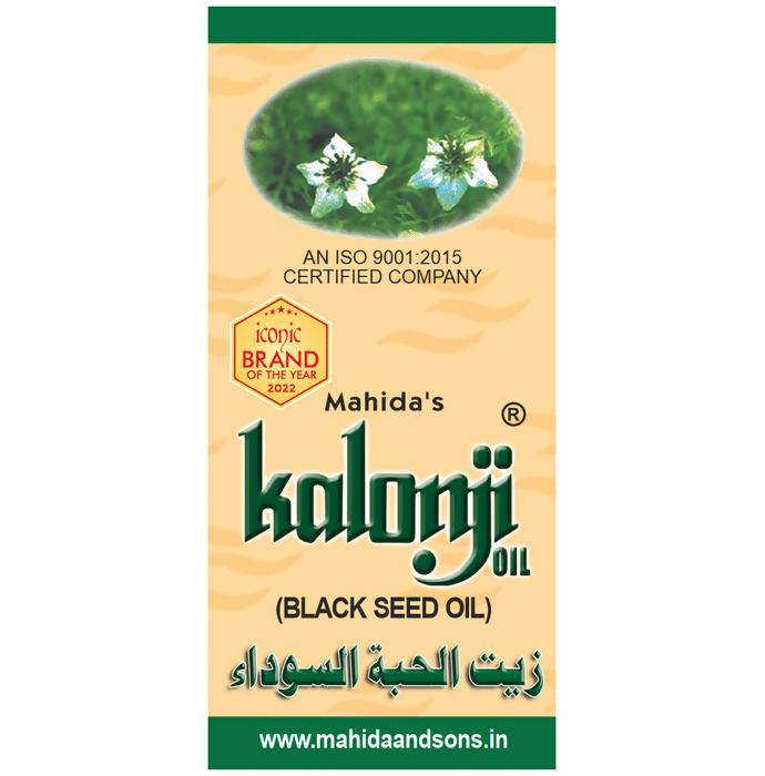 Mahida's Kalonji Oil For Hair Growth, Hair Fall & Glowing Skin Oil