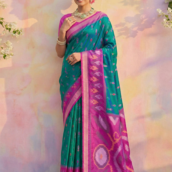 Shree Shyam Fashion Sky Blue Soft Silk Saree - Distacart
