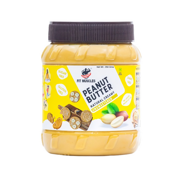 Fit Muscles Natural Peanut Butter Creamy Smooth - Distacart