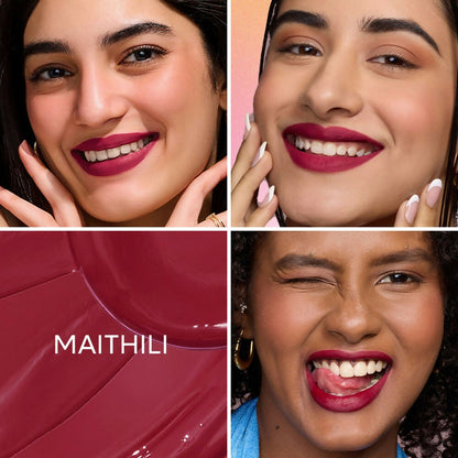 Nykaa Matte To Last ! Transferproof Liquid Lipstick - Maithili -25 - Dista
