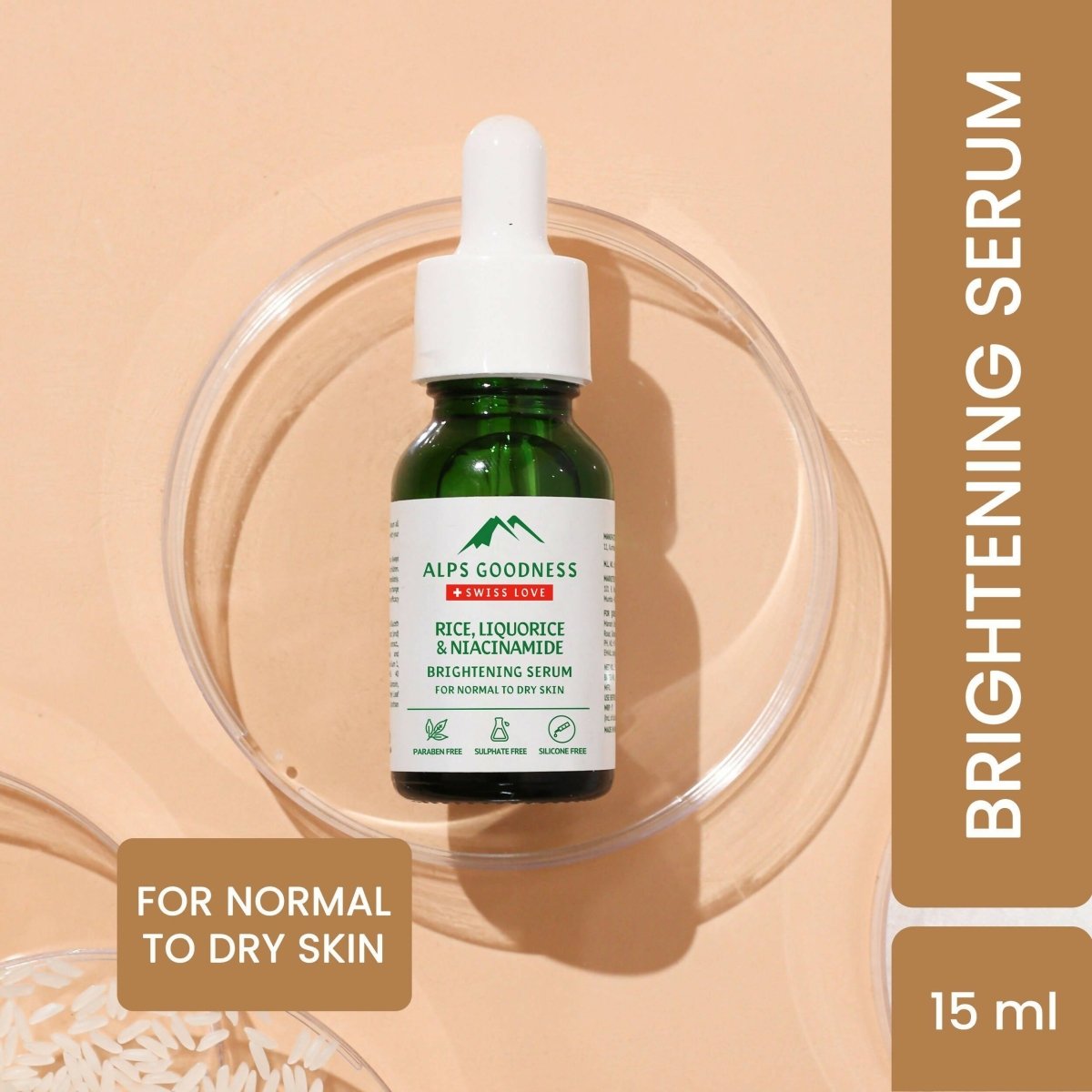 Alps Goodness Rice Liquorice & Niacinamide Brightening Serum - Distacart