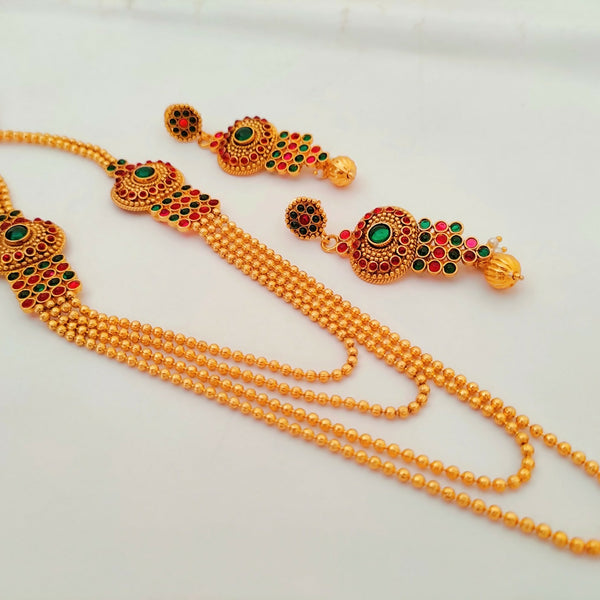 Multicolor kemp layer Necklace set - Distacart