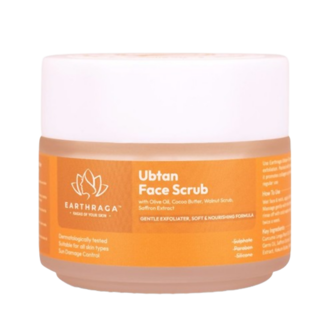Earthraga Ubtan and Turmeric Face Scrub - Distacart