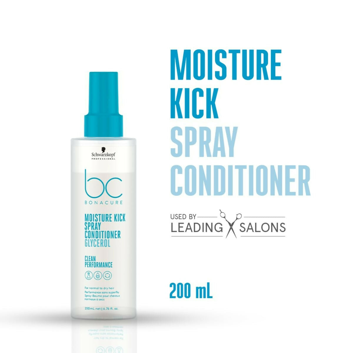 Schwarzkopf Professional Bonacure Moisture Kick Spray Conditioner with Glycerol - Distacart