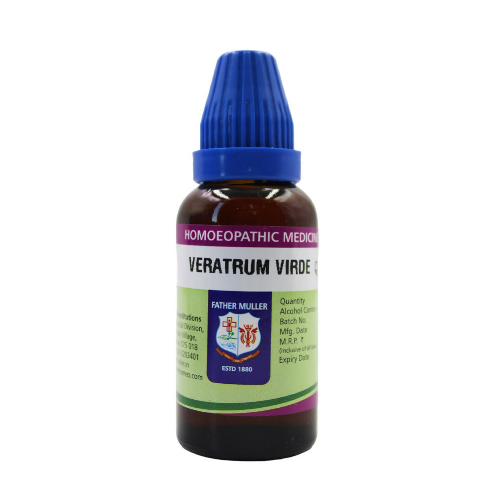 Father Muller Veratrum Viride Mother Tincture Q - Distacart